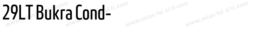 29LT Bukra Cond字体转换